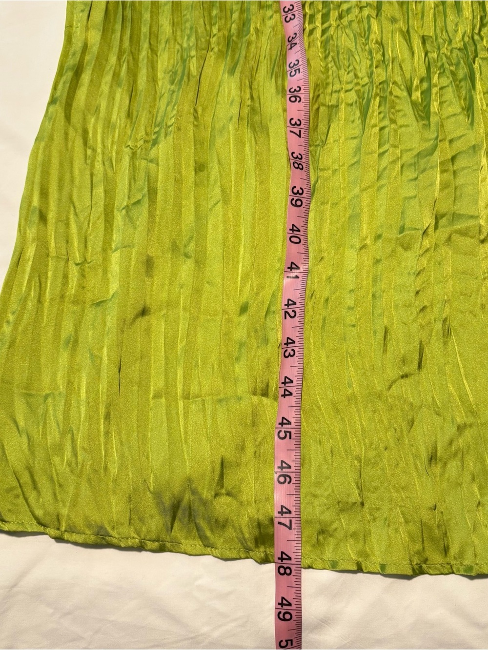 H&M Bright Green Crinkled V-Neck Maxi Dress - Picture 5 of 8